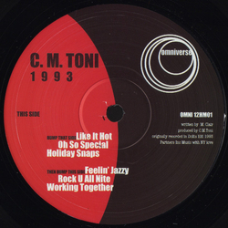C. M. Toni 1993 Vinyl 12" USED