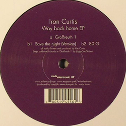 Iron Curtis Way Back Home EP Vinyl 12" USED