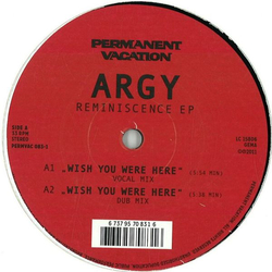 Argy Reminiscence EP Vinyl 12" USED