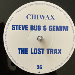 Steve Bug / Gemini The Lost Trax Vinyl 12" USED