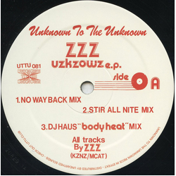 Dj Nozaki / ZZZ (9) Uzkzows E.P. Vinyl 12" USED