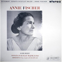 Annie Fischer / Franz Schubert Sonata In B Flat Major Vinyl LP USED
