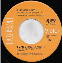 New Birth I Can Understand It USED VINYL 7INCH 45 RPM SINGLE