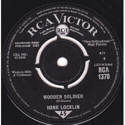 Hank Locklin Wooden Soldier USED VINYL 7INCH 45 RPM SINGLE