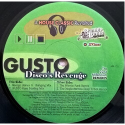 Gusto Disco's Revenge (The 22nd Millenium Remixes) USED VINYL 12INCH