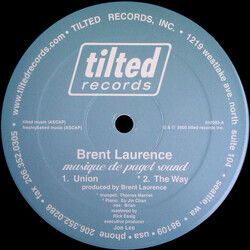 Brent Laurence Musique de Puget Sound VINYL 12" USED