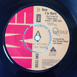Queen Now I'm Here USED VINYL 7INCH SINGLE 45 RPM PROMO