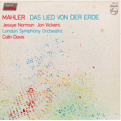 Gustav Mahler / The London Symphony Orchestra / Sir Colin Davis / Jon Vickers / Jessye Norman Mahler Das Lied Von Der Erde Vinyl LP USED