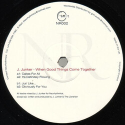 Juergen Junker When Good Things Come Together VINYL 12" USED