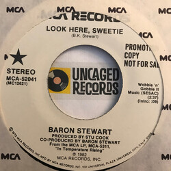 Baron Stewart Look Here, Sweetie USED VINYL 7INCH 45 RPM SINGLE PROMO