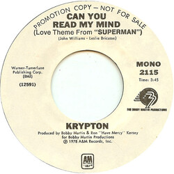 Krypton (3) Can You Read My Mind USED VINYL 7INCH 45 RPM PROMO STEREO MONO