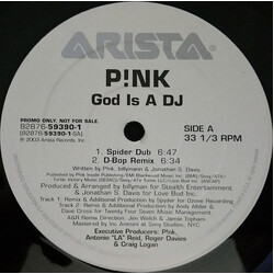 P!nk God Is A DJ Vinyl 12" USED