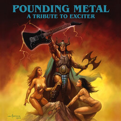 Various Pounding Metal - A Tribute To Exciter Vinyl LP USED
