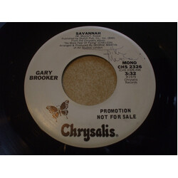 Gary Brooker Savannah USED VINYL 7INCH 45 RPM PROMO STEREO MONO