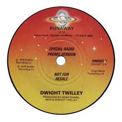 Dwight Twilley Runaway USED VINYL 7INCH 45 RPM SINGLE PROMO