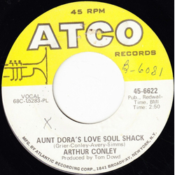 Arthur Conley Aunt Dora's Love Soul Shack Vinyl 7" USED