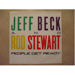 Jeff Beck / Rod Stewart People Get Ready USED VINYL 7INCH 45 RPM SINGLE STYRENE