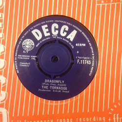 The Tornados Dragonfly Vinyl 7" USED