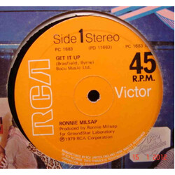 Ronnie Milsap Get It Up / Hi-Heel Sneakers USED VINYL 12INCH 45 RPM