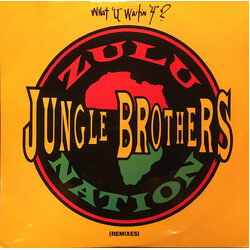 Jungle Brothers What "U" Waitin "4"? (Remixes) VINYL 12" USED