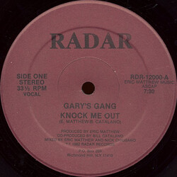Gary's Gang Knock Me Out VINYL 12" USED