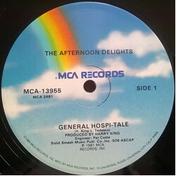 The Afternoon Delights General Hospi-tale USED VINYL 12INCH 33 S RPM