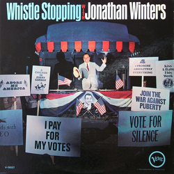 Jonathan Winters Whistle Stopping With Jonathan Winters Vinyl LP USED