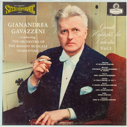 Gianandrea Gavazzeni / Orchestra Del Maggio Musicale Fiorentino Operatic Highlights For Orchestra Vol. 2 Vinyl LP USED