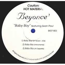 Beyoncé / Sean Paul Baby Boy USED VINYL 12INCH