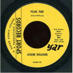 Andre Williams (2) Pearl Time / Soul Groove USED VINYL 7INCH 45 RPM SINGLE STYRENE MONO