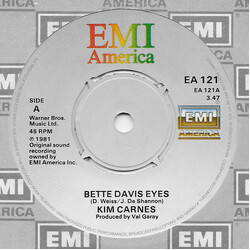 Kim Carnes Bette Davis Eyes USED VINYL 7INCH 45 RPM SINGLE