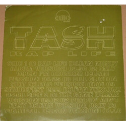 Tash Rap Life VINYL 12" USED