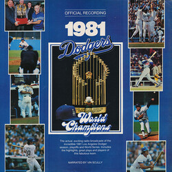 Los Angeles Dodgers 1981 World Champions Vinyl LP USED