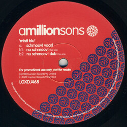 Amillionsons Misti Blu (Schmoov! Remixes) USED VINYL 12INCH 33 S RPM 45 RPM PROMO