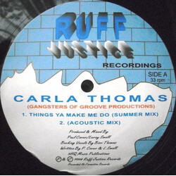 Carla Thomas Things Ya Make Me Do USED VINYL 12INCH 33 S RPM