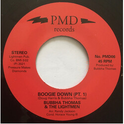 Bubbha Thomas & The Lightmen Plus One Boogie Down USED VINYL 7INCH 45 RPM STEREO