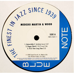 Medeski Martin & Wood Tracks From Uninvisible USED VINYL 12INCH 33 S RPM PROMO