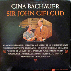 Gina Bachauer / John Gielgud / Maurice Ravel / Claude Debussy Gaspard De La Nuit Vinyl LP USED