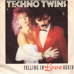 Techno Twins Falling In Love Again USED VINYL 7INCH 45 RPM SINGLE