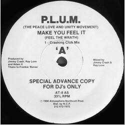 P.L.U.M. Make You Feel It (Feel The Wrath) VINYL 12" USED