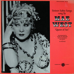 Mae West Sixteen Sultry Songs Sung By Mae West "Queen Of Sex" Vinyl LP USED