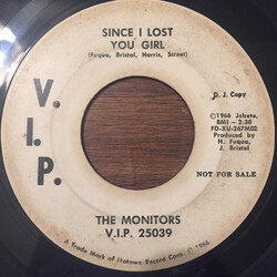 The Monitors Since I Lost You Girl USED VINYL 7INCH 45 RPM PROMO