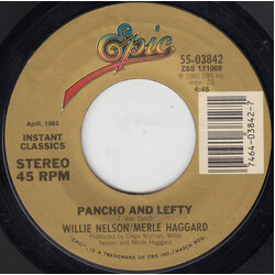 Willie Nelson / Merle Haggard Pancho And Lefty / Opportunity To Cry Vinyl 7" USED