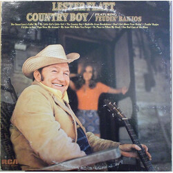 Lester Flatt Country Boy Featuring Feudin' Banjos Vinyl LP USED