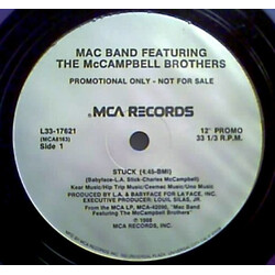 Mac Band Featuring The McCampbell Brothers Stuck USED VINYL 12INCH 33 S RPM PROMO