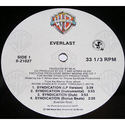 Everlast / The Spin Masters Syndication / Bustin' Loose USED VINYL 12INCH 33 S RPM MAXI-SINGLE STEREO