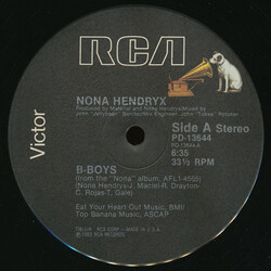 Nona Hendryx B-Boys USED VINYL 12INCH 33 S RPM