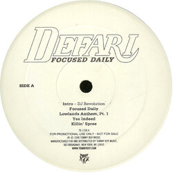 Defari Focused Daily USED VINYL 12INCH SAMPLER PROMO