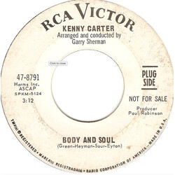 Kenny Carter Body And Soul / I've Gotta Find Her USED VINYL 7INCH 45 RPM SINGLE PROMO