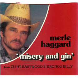 Merle Haggard Misery And Gin USED VINYL 7INCH 45 RPM SINGLE